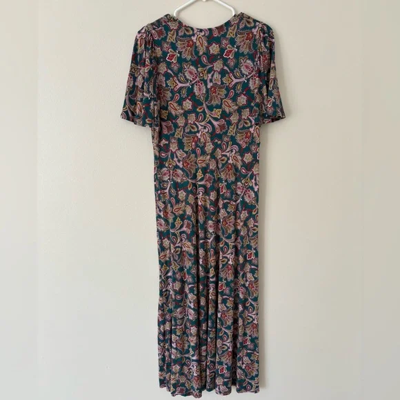 Boden Jersey Midi Tea Dress in Chesapeake Bay Paisley Size 8 - Picture 9 of 10